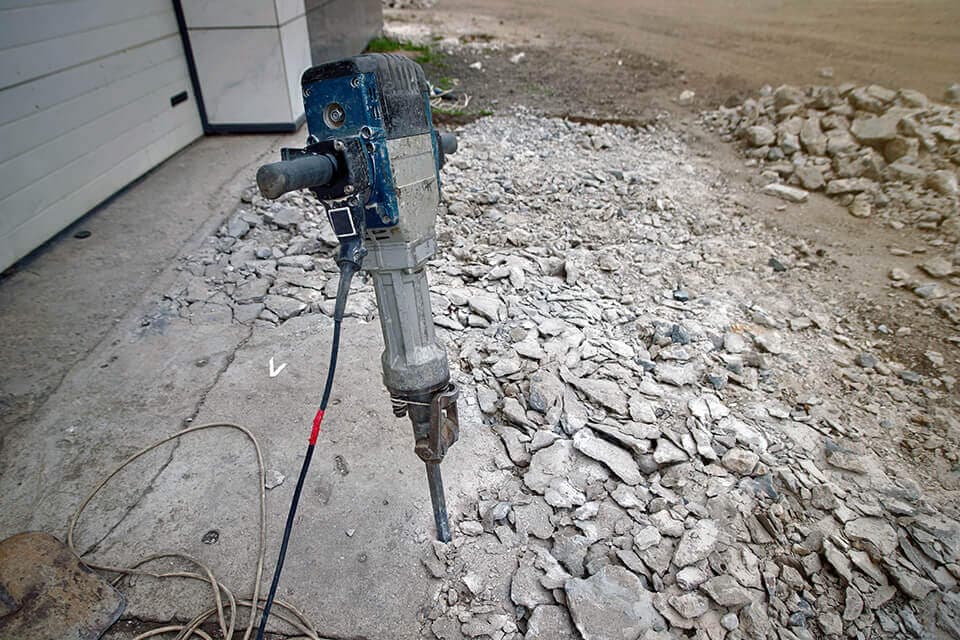 Concrete removal and demolition service in London, Ontario